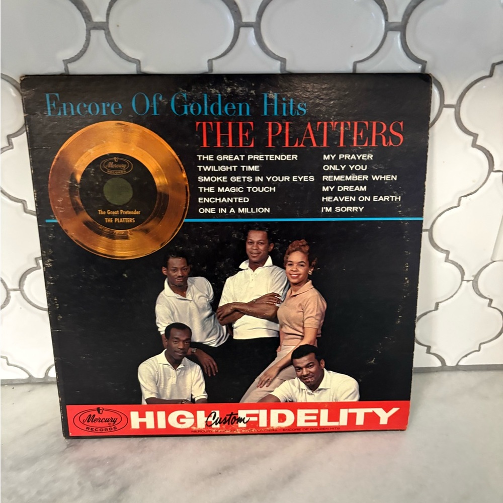 The Platters Vinyl Record - Encore of Golden Hits